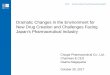 Dramatic Changes in the Environment for New Drug … · New Drug Creation and Challenges Facing Japan’s Pharmaceutical Industry. ... Challenges facing Japan’s Pharmaceutical 