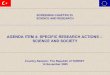 AGENDA ITEM 4: SPECIFIC RESEARCH ACTIONS – SCIENCE AND SOCIETY 4_Actio… · screening chapter 25 science and research agenda item 4: specific research actions – science and society