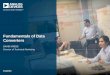 Fundamentals of Data Converters - eewebinar.co.kr · Outline Sampled data system types Digitizing processes Data converters for measurement systems and errors Data converters for
