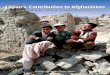 Japan’s Contribution to Afghanistan · • Ogata Initiative (Assistance for Afghan refugees and IDP [Internally Displaced Persons]) (2002-2004) • Regional Development for Sustainable