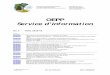 OEPP Service d’Information - tela-botanica.org · Le Secrétariat de l’OEPP annonce le lancement d'un bulletin mensuel gratuit qui résume les principales modifications apportées