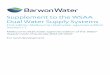 Supplement to the WSAA dual water supply systems to the... · Supplement to the WSAA . Dual Water Supply Systems . ... • WSAA Dual Water Supply Systems ... WSAA Water Reticulation