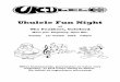 Ukulele Fun Night - The Bush Inn Ukulele Night SongBook O… · Ukulele Fun Night at The Feathers, Coleford Mass jam. Singalong. Open Mic. Tuesday 11th October 2016 7:30pm ... Somewhere