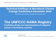 The UNFCCC NAMA Registry · The UNFCCC NAMA Registry ... dynamic, web-based platform managed by ... Number of NAMA approvers Number of NAMA developers
