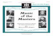 Music of the Masters - ChimeWorks · Music of the Masters ... Musette L1+ Johann Sebastian Bach 16 ... Frederic Chopin, son of a French schoolteacher and a cultured Polish