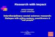 Research with Impact - Health and Care Research .Research with Impact Jenny Kitzinger ... Ambulance