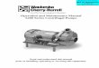 Operation and Maintenance Manual S200 Series Centrifugal … files/SPX - WAUKESHA... · Operation and Maintenance Manual S200 Series Centrifugal Pumps Read and understand this manual
