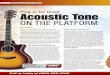Plug in for Great Acoustic Tone - Sweetwater · But, if you play the acoustic guitar in a live setting, then you know how the earthy character of an unplugged acoustic often gets