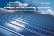 Kalzip Solar Power Systems · Kalzip® Solar Power Systems were developed in the inte-rests of environmental protection and the conservation of resources. Kalzip® standing seam roof