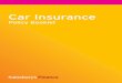 Car Insurance · Welcome to Sainsbury’s Car Insurance Thanks for choosing Sainsbury’s Car Insurance This booklet contains useful and important information about your 