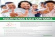 ASSERTIVENESS & SELF CONFIDENCE - Steps4wardself_confidence... · List reasons why a pleasing appearance and body language are critical for creating a strong ﬁrst impression Practice