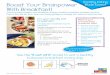Healthy Eating Boost Your Brainpower Made Easier! … Sheets/Boost... · ©2011 Dairy Council of California, rev 2018 Boost Your Brainpower With Breakfast! A balanced breakfast has