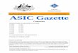 Commonwealth of Australia ASIC Gazette 047/11 dated … · ASIC has published Regulatory Guide 57 Notification of rights ... Australian Securities and Investment Commission, GPO Box