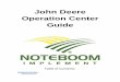 John Deere Operation Center Guide - Tractors | … · Help: Takes you too John Deere Operation Center Guide, Click Operation Center on the left side of page for more options Logout: