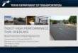 TXDOT HIGH PERFORMANCE THIN OVERLAYS - … - Thin Surface... · Footer Text TXDOT HIGH PERFORMANCE THIN OVERLAYS Western Association of State Highways and Transportation Officials
