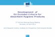 Development of EU Ecolabel Criteria for Absorbent Hygiene ...susproc.jrc.ec.europa.eu/sanitaryproducts/docs/2ndAHWG_AHP_v5.pdf · Development of EU Ecolabel Criteria for Absorbent