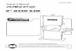 9” BAND SAW - Sears · Owner’s Manual Model No. BS900 9” BAND SAW ... Do not attempt assembly if parts are missing. Use operator’s manual to order ... secure the table assembly