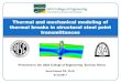 Thermal and mechanical modeling of thermal breaks … · Scott Hamel P.E., Ph.D. 01/25/2017 Thermal and mechanical modeling of thermal breaks in structural steel point transmittances