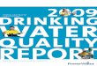 power and water corporation water uality REPORT · power and water corporation > drinking water ... This involved drawing down the reservoir and monitoring major potable water quality
