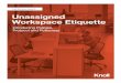 Knoll Workplace Research Unassigned Workspace Etiquette .Unassigned Workspace Etiquette Knoll Workplace