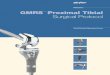 Orthopaedics GMRS Proximal Tibial Surgical Protocol · Franklin Sim, M.D. H. Thomas Temple, M.D. Orthopaedics GMRS™ Proximal Tibial Surgical Protocol Table of Contents Introduction