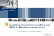 Installing PostgreSQL/PostGIS and QGIS in …geomatica.como.polimi.it/corsi/sw_gis/postgis_qgis_inst.pdf · Laboratorio di Geomatica Installing PostgreSQL/PostGIS and QGIS in Windows