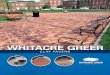 WHITACRE GREER · WHITACRE GREER CLAY PAVERS 2 1/4 x 9 x 3 Permeable Boardwalk 33 Dark Antique, 41 Caribbean, 42 Cinnamon & 44 Mahogany