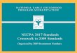 NECPA 2017 Standards Crosswalk to 2009 Standards · writing as necessary? ... cleanliness, sanitation and hygiene requirements that ... discipline policies, diaper changing