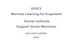 EE613 Machine Learning for Engineers Kernel methods ...fleuret/files/EE613/2015/EE613-slides-13.pdf · EE613 Machine Learning for Engineers Kernel methods Support Vector Machines