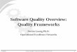 Software Quality Overview - practices€¦ · Software Quality Overview: ... DMAIC and DMADV. – The Six Sigma DMAIC process (define, measure, ... Short vs. Long Term Capability