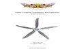 Saber Propeller Installation and Operation Instructions · Variable Open-End Wrench Sizes ... To set propeller pitch, ... Propeller Company), and a brief description of the defect