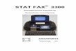 STAT FAX® 3300 - asta.ruasta.ru/products/44/manual.pdf · STAT FAX® 3300 Биохимический анализатор Руководство пользователя AWARENESS
