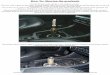 How To: Shorten the gearknob - 406 Coupe Club Lever - Shorten... · How To: Shorten the gearknob First of all,remove the ashtray or non smokers console. Then you want to push the