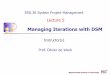Lecture 05: Managing Iterations with DSM · Managing Iterations with DSM . ... Work Transformation Model ... - ESD.36 SPM + - 3 . Semiconductor Development Example . int 