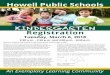 KINDERGARTEN Registration - .Howell Public Schools KINDERGARTEN Registration ... up a Kindergarten