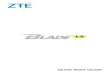 ZTE Blade L3 - LogiTel · ZTE Blade L3 WCDMA/GSM Mobile Phone Quick Start Guide ..... ZTE Blade L3 Téléphone portable WCDMA/GSM Guide de démarrage rapide