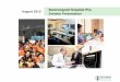 Bumrungrad Hospital PCL August 2015 Investor … · • The information contained in this presentation is for information ... BUMRUNGRAD HOSPITAL/THAILAND 490 ... Laboratory Automation