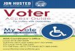 Jon Husted Ohio Secretary of State Voter Access … · What to do With Completed Voter Registration Form .. 6 ... • The Department of Job and Family Services; ... If you have recently