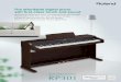 The affordable digital piano with ﬁ rst-class touch …cms.rolandus.com/assets/media/pdf/rp-301_brochure.pdf · The affordable digital piano with ﬁ rst-class touch and sound 