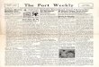 The Port Weekly - portnet.k12.ny.us · The girls with minor parts in the play are Helen AUington, Helena Adams, ... Netv Homeroom Meeting Time At the request of the Student Council