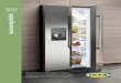 appliances - m.ikea.com · FROSTIG 18 cu.ft. top mounted refrigerator stainless steel Capacity fridge: 13 cu.ft. Capacity freezer: 5 cu.ft. NUTID 20 cu.ft. french door counter-depth