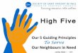 High Five - Our Five Guiding Principles - To Serve …svdptoronto.org/.../uploads/2014/05/001-5-Guiding-Principles.pdf · Our Five Guiding Principles to Serve Our Neighbours in Need