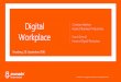 Digital Christian Mattheis Head of Business Productivity ... · “It is a blend of capabilities, ... Office 365 Pro Plus Suite: • Office 2013 • Power BI • Office Delve for