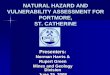 NATIONAL HAZARD AND RISK ASSESSMENT FOR … · Earthquakes, Hurricane and Flooding. ... Department of Geography, University of South Carolina. Title: NATIONAL HAZARD AND RISK ASSESSMENT