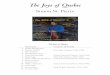 The Joys of Quebec - Maine Fiddle · PDF fileThe Joys of Quebec Simon St. Pierre The ... 10. Waltz to the Leaves Graham Townsend ... chords and lots of careful editing by Emeline Dehn-Reynolds