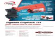Signode GripPack 114 - Packaging tools GripPack-114 Sealer APP.pdf · Signode GripPack 114 B reak free from the lack of portability and high weight associated with pneumatic tools
