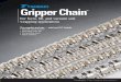 Gripper Chain - Clark Transmission · conventional and innovative new side-swivel gripper attachments for form, fill, and vacuum seal applications. Enhanced operation ... FDA-approved