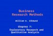 Business Research Methods William G. Zikmundfac.ksu.edu.sa/sites/default/files/chapter_7_1.ppt · PPT file · Web view2016-10-16 · Research Methods William G. Zikmund Chapter 7:
