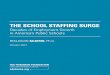The School STaffing Surge - edchoice.org · The School STaffing Surge ... Figure 3: Pupil-Teacher Ratio: FY 1950 and FY 2009 ... This report analyzes the rise in public school