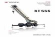 55 USt Lifting Capacity Rough Terrain Crane Imperial · 55 USt Lifting Capacity Rough Terrain Crane Datasheet Imperial. 2 CONTENTS RT555 Page: Key ... Standard ASME B30.5. 10